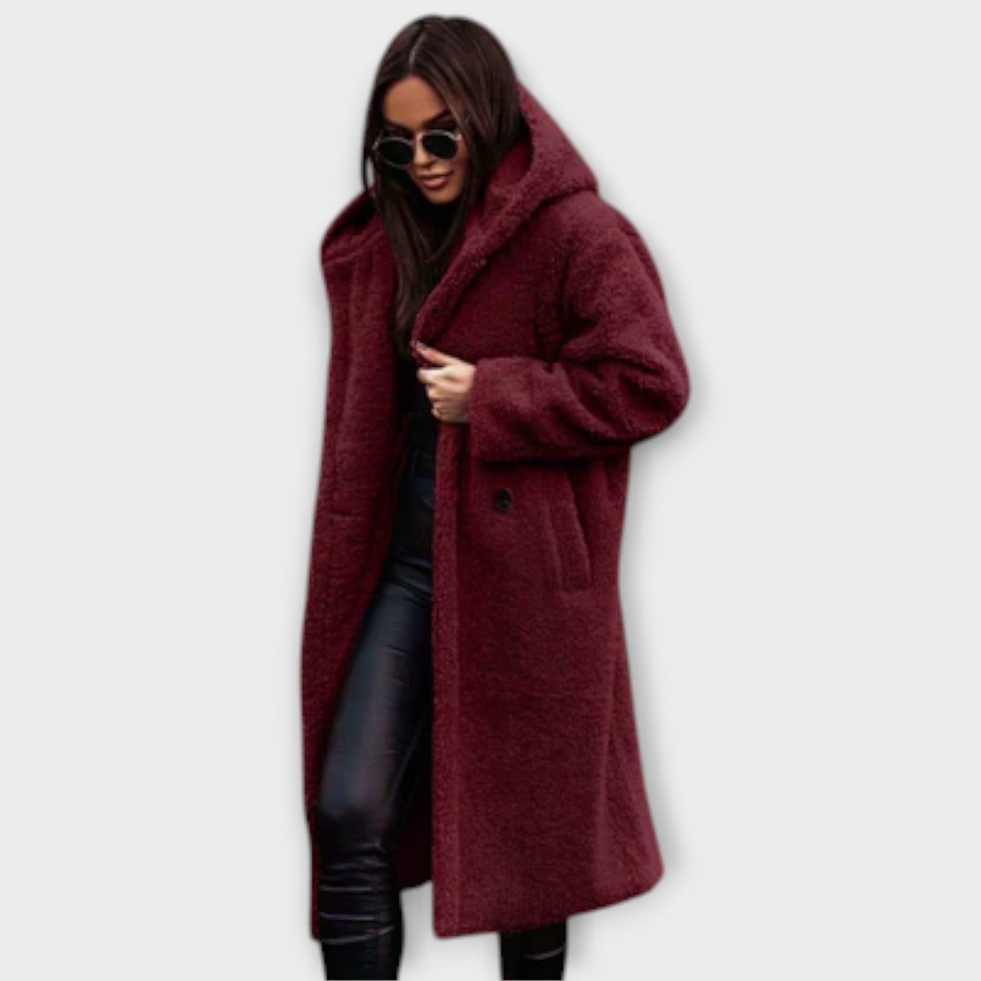 Janira – Cozy Coat with Hood