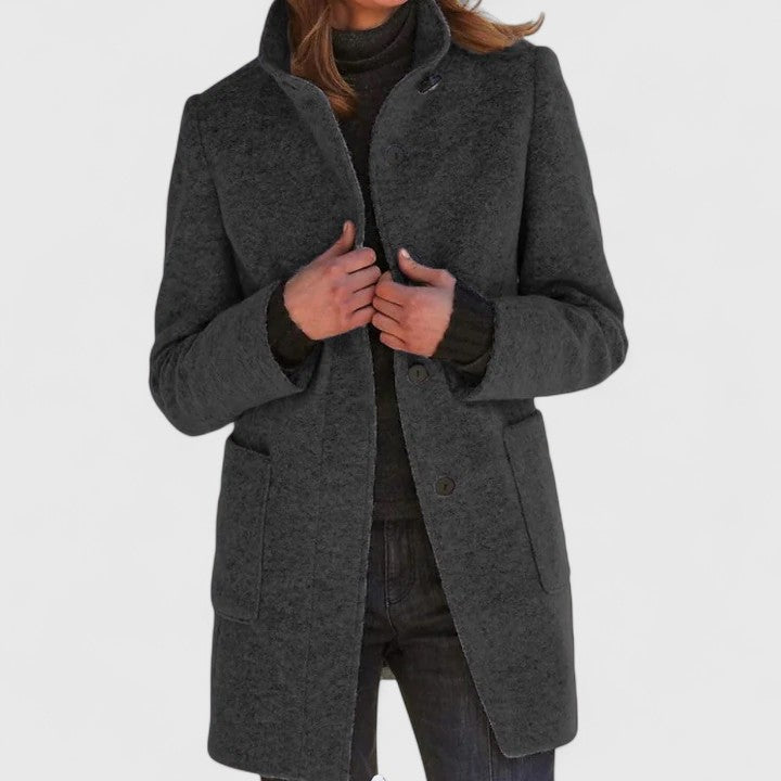 Elena – Classic long coat