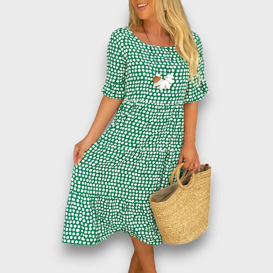 Vora – Polka Dot Midi Dress