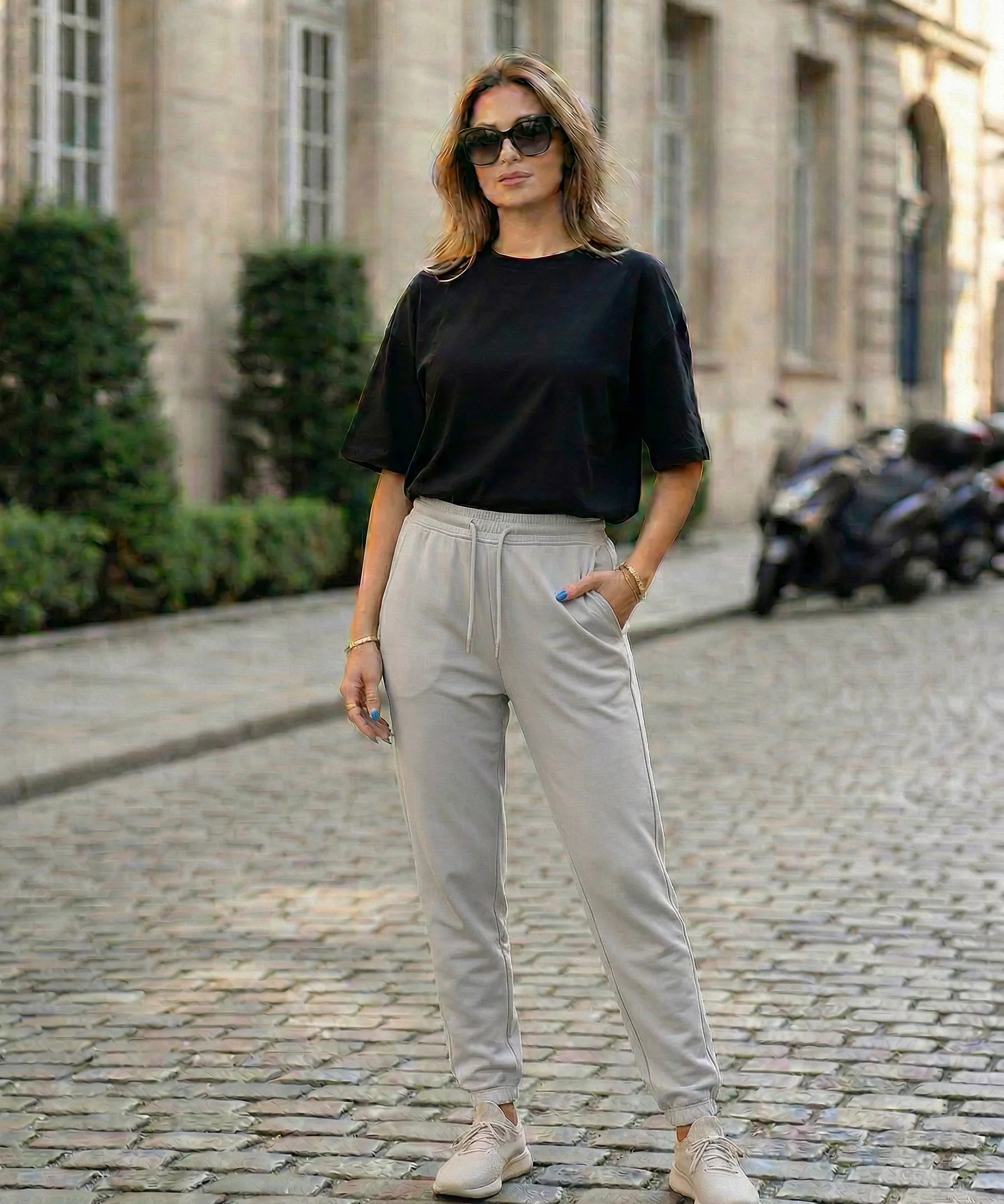 Slim-Fit Stripe Jogger Pants