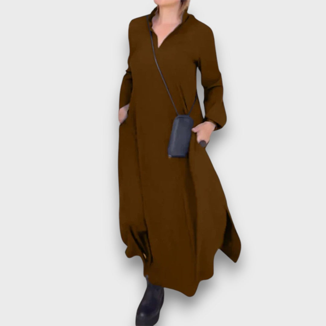 Samira – Maxi Dress with V-Neck