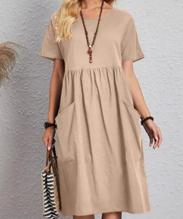 Soft Flowing Dress with Casual Ease