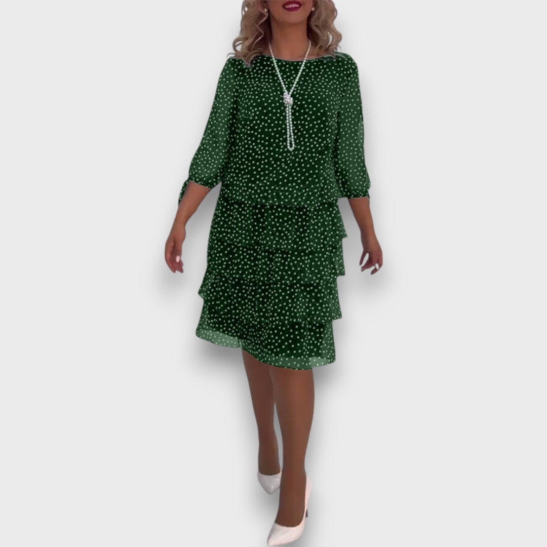Namira – Polka Dot Ruffle Dress