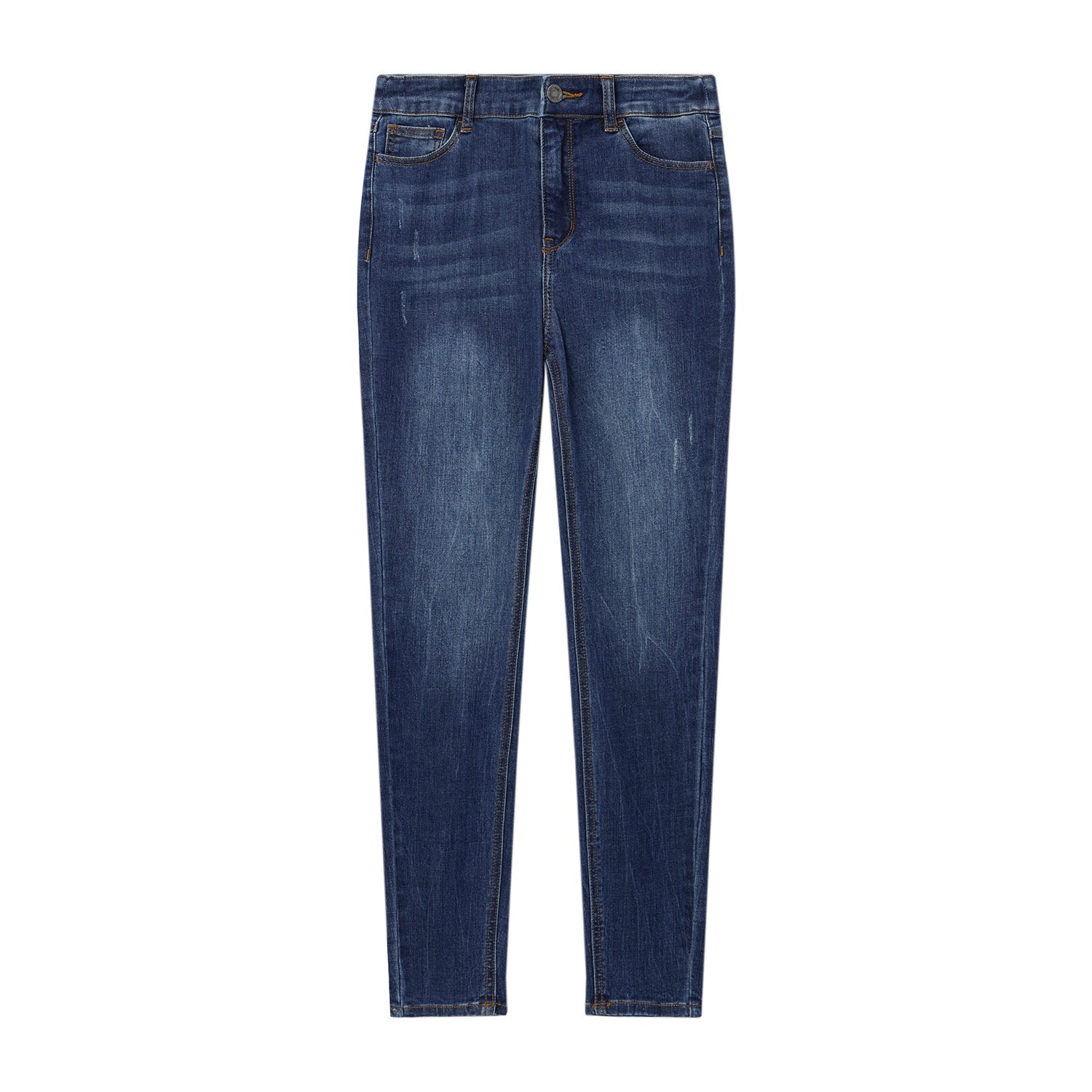 High-Rise Slim-Fit Jeans