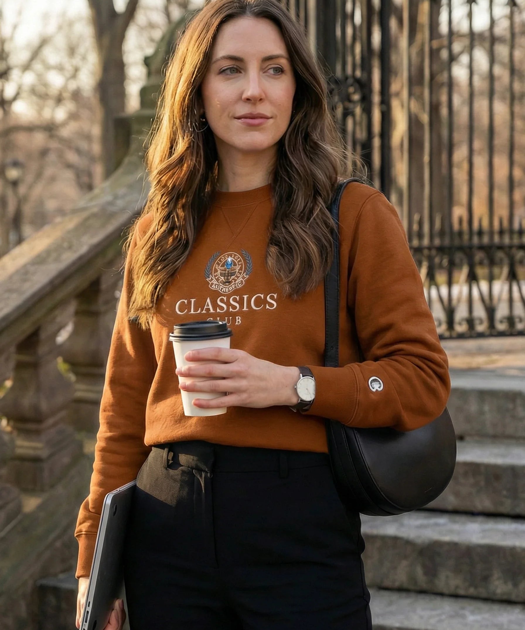 Classic Graphic Crewneck Sweatshirt