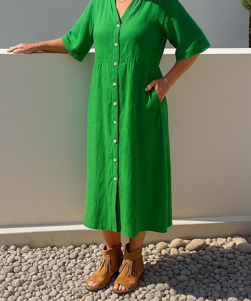 Everyday Shirt Dress with Relaxed Silhouette