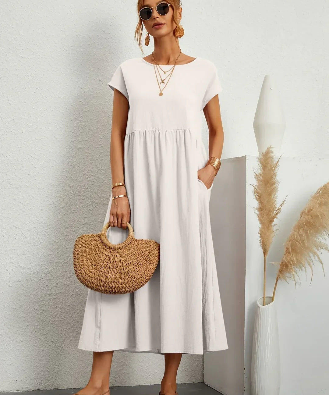 Ellianna™ | Effortless Cotton Dress