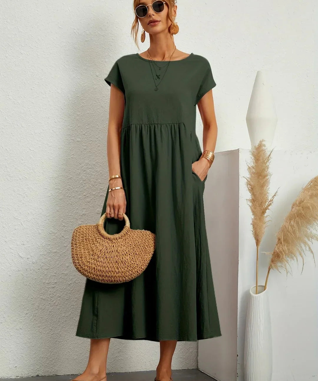 Ellianna™ | Effortless Cotton Dress