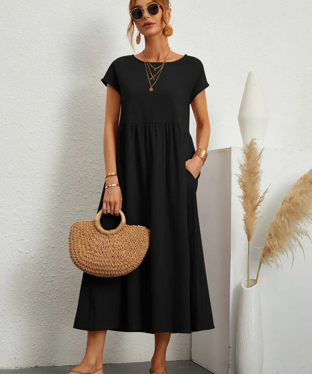 Ellianna™ | Effortless Cotton Dress