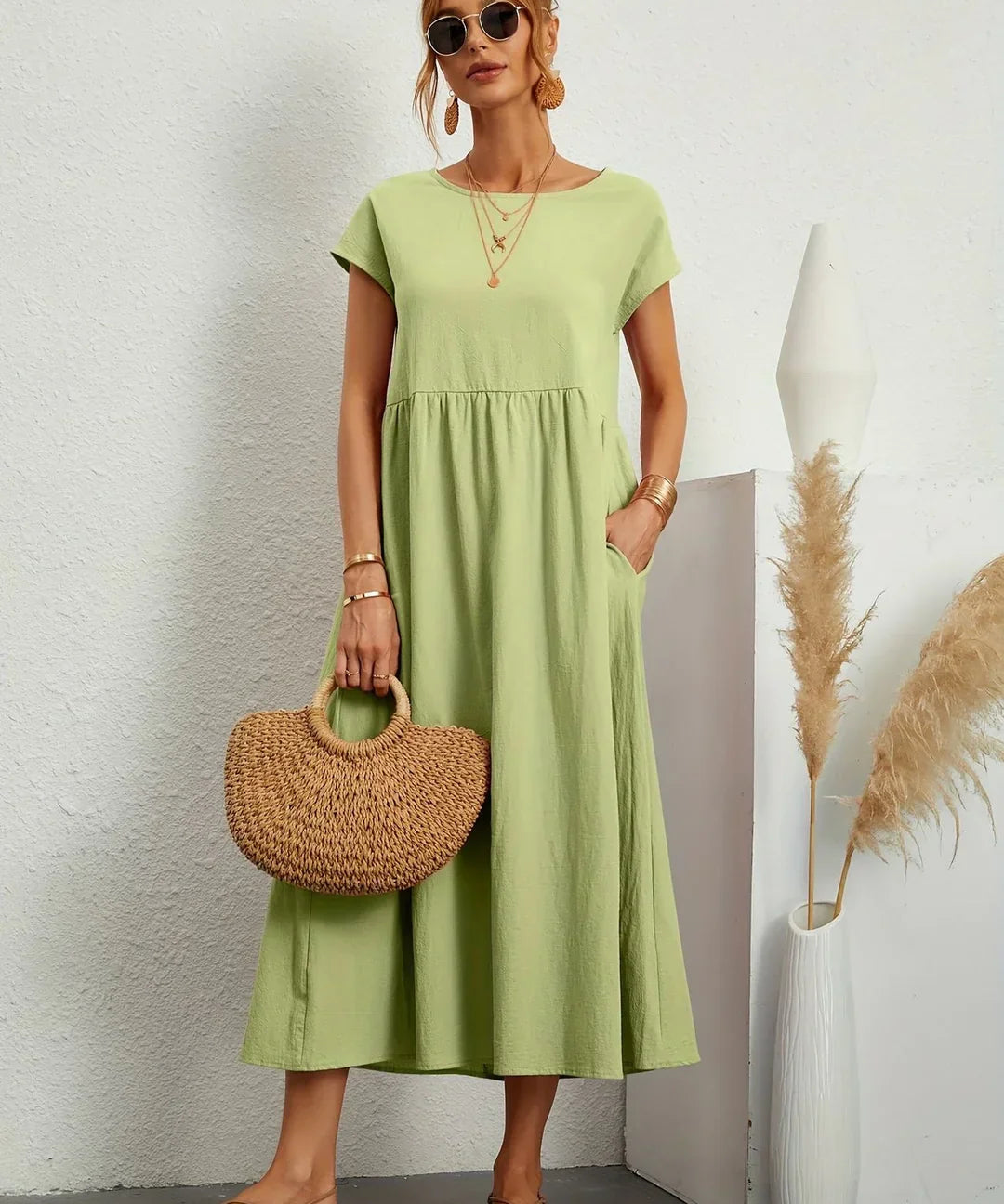 Ellianna™ | Effortless Cotton Dress