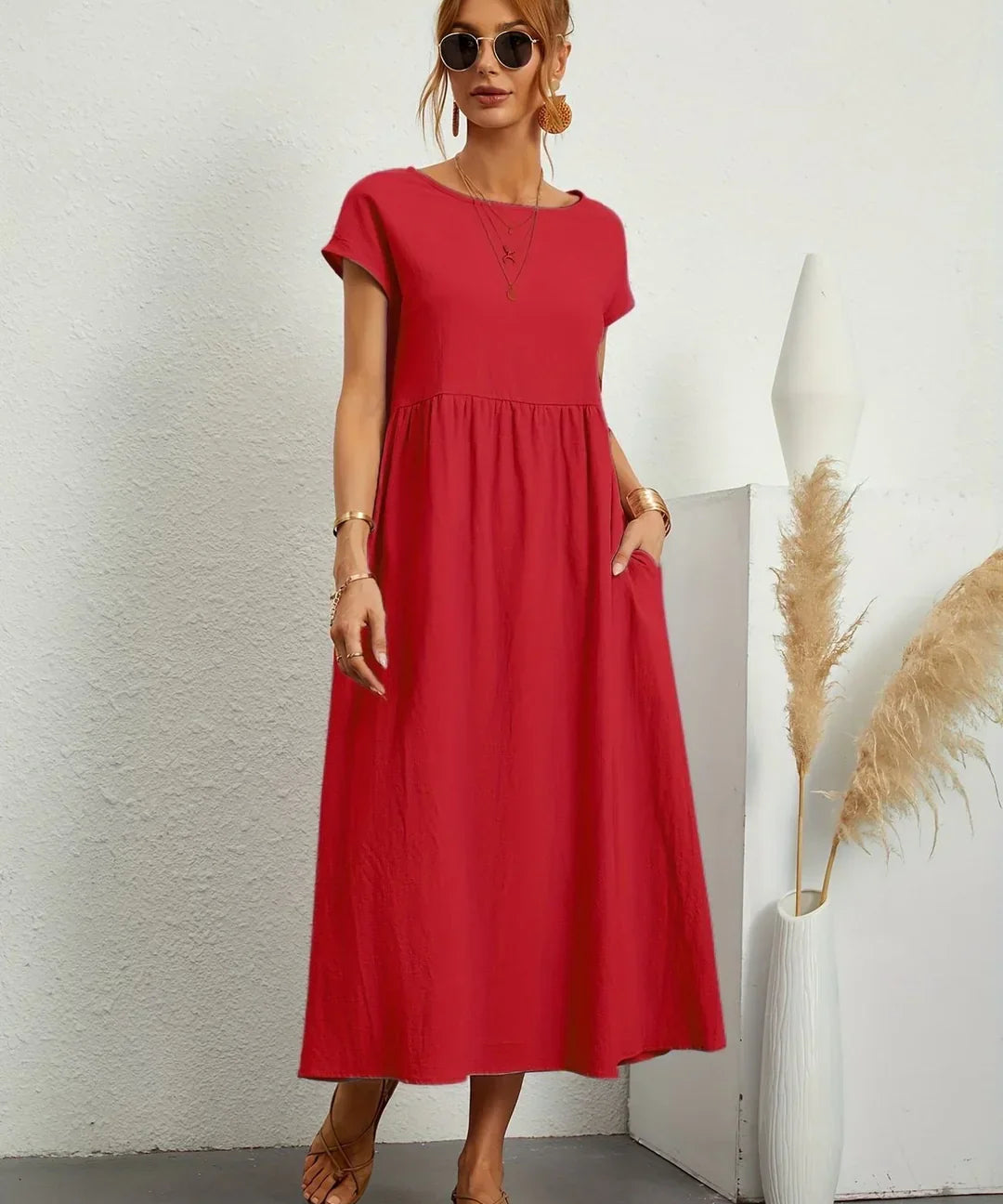 Ellianna™ | Effortless Cotton Dress