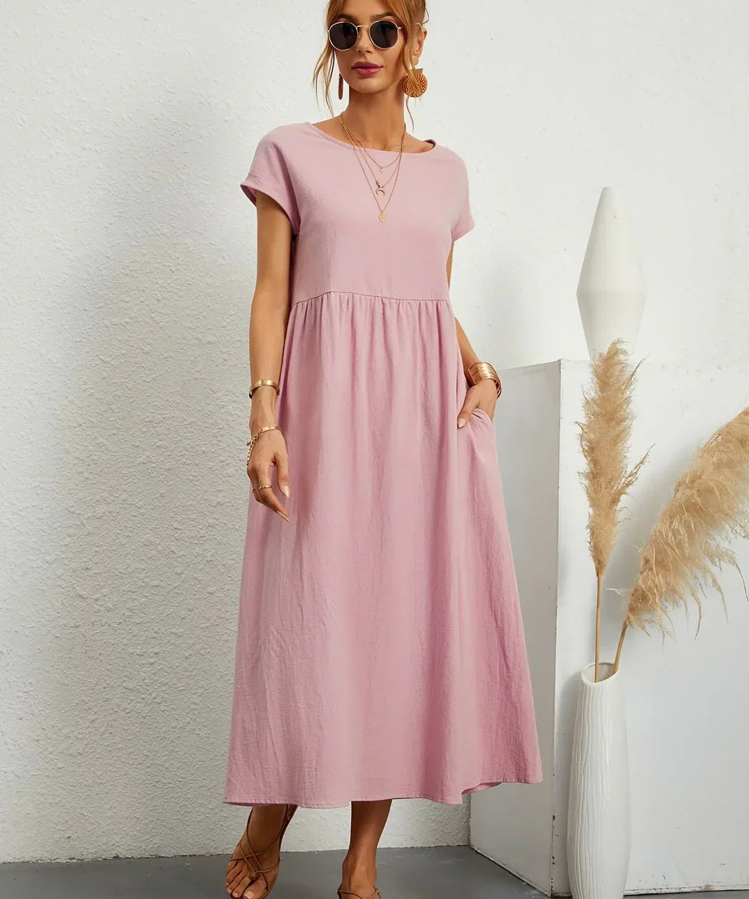 Ellianna™ | Effortless Cotton Dress