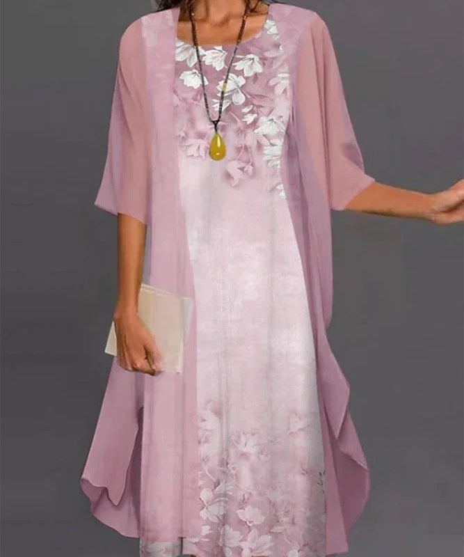 Elegant Two-Piece Summer Dress