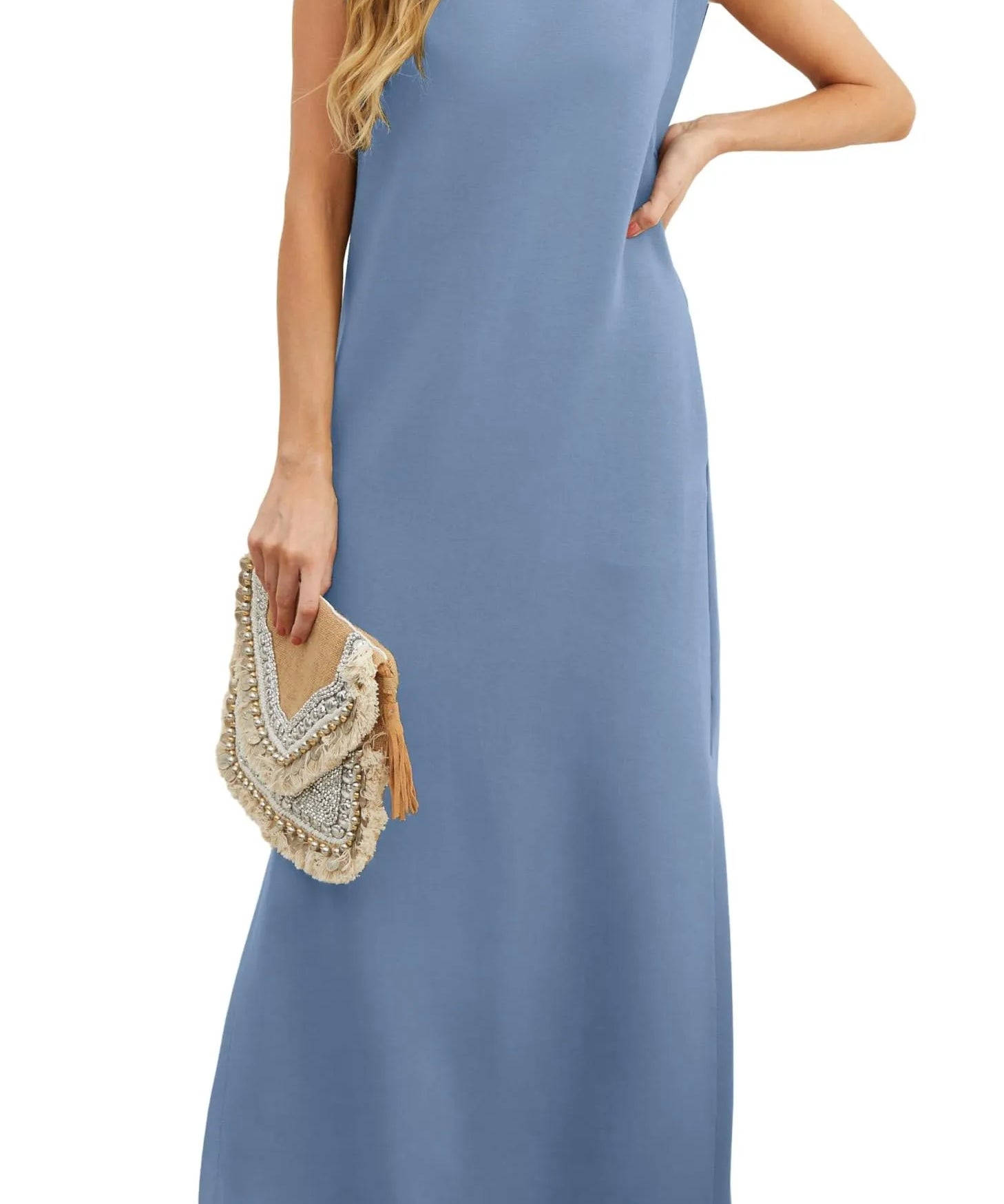 Sporty Chic Athleisure Maxi Dress