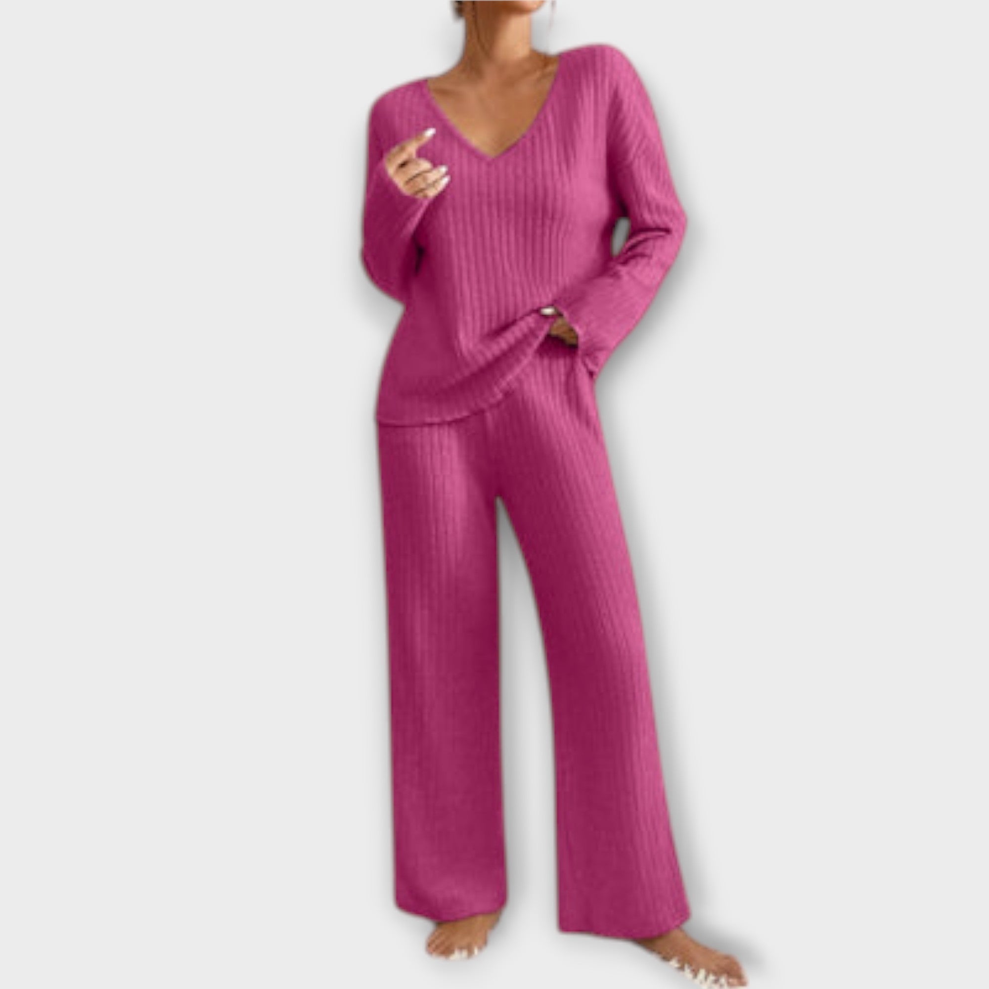 Milarae – Lounge Set with Gentle Knit Flow