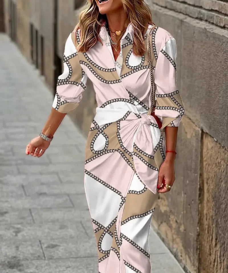 Classic Cut Floor Length Gown Dress
