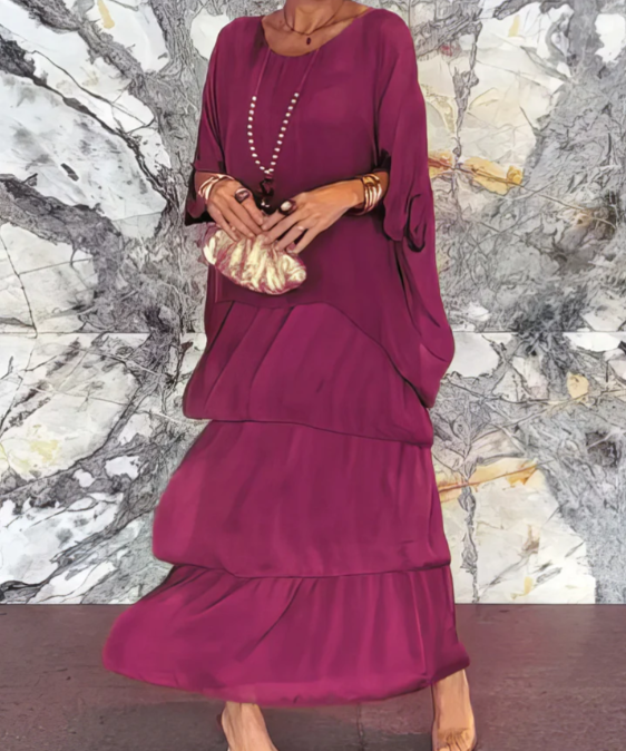 Lara | Elegant Flowing Maxi Dress