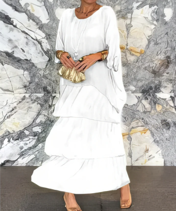 Lara | Elegant Flowing Maxi Dress
