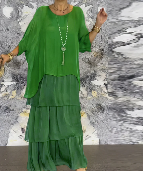 Lara | Elegant Flowing Maxi Dress