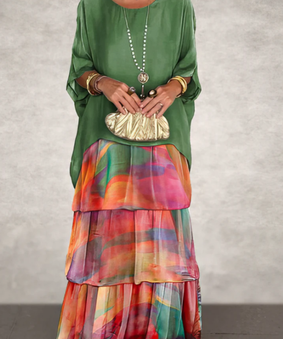 Lara | Elegant Flowing Maxi Dress