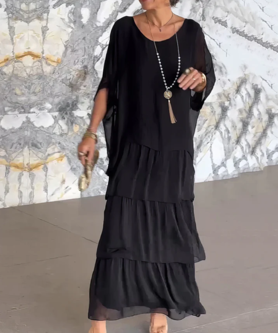 Lara | Elegant Flowing Maxi Dress
