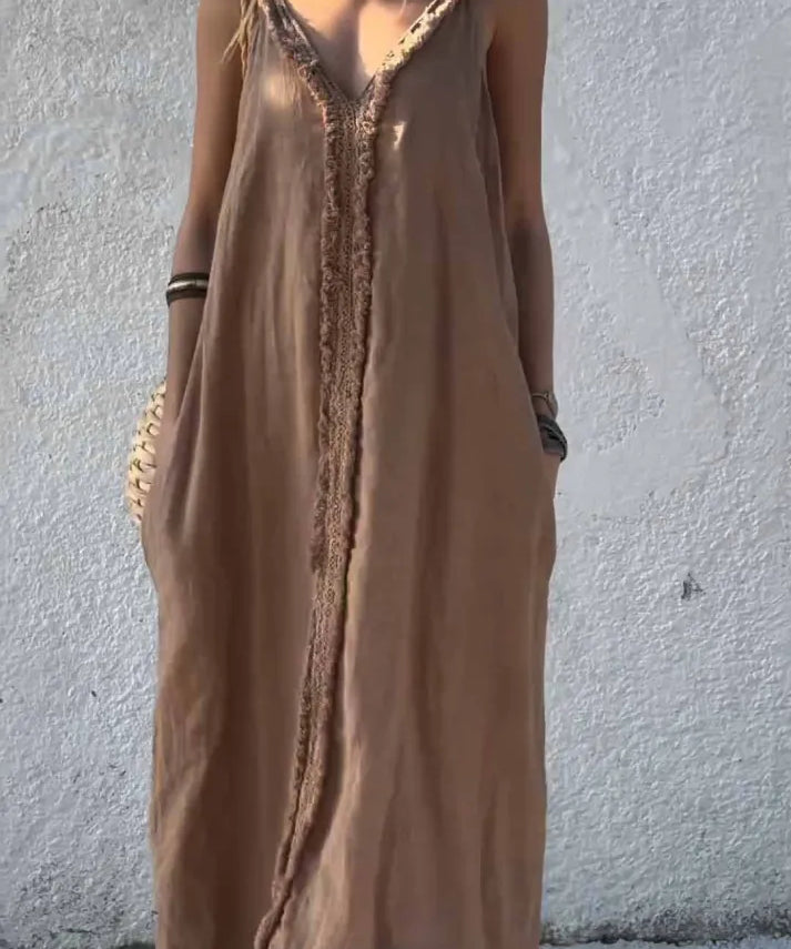 Sleek Modern Slip Dress with Delicate Vibe