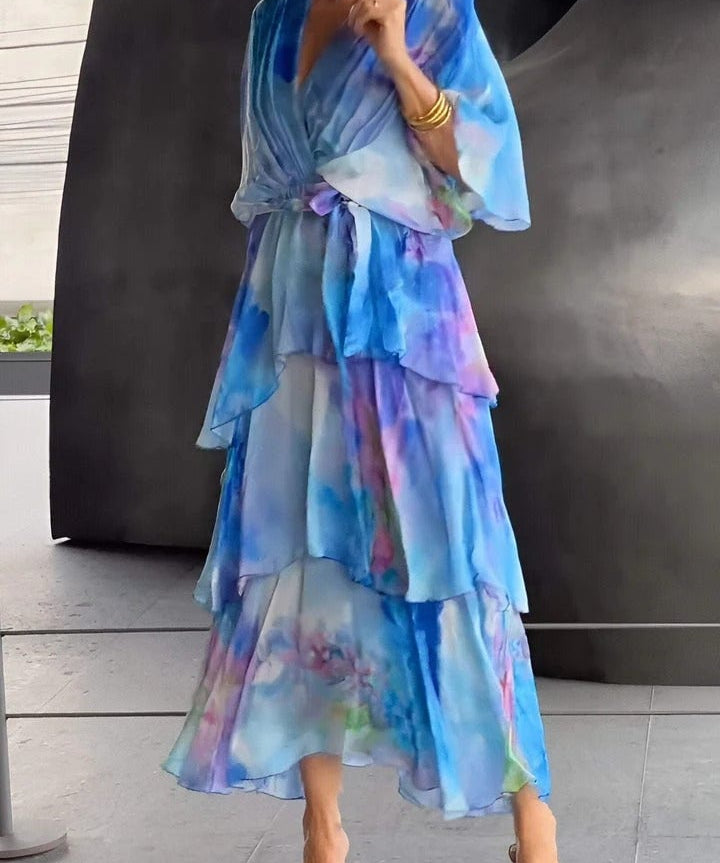 Elegant bohemian long dress
