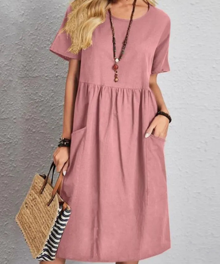 Soft Flowing Dress with Casual Ease