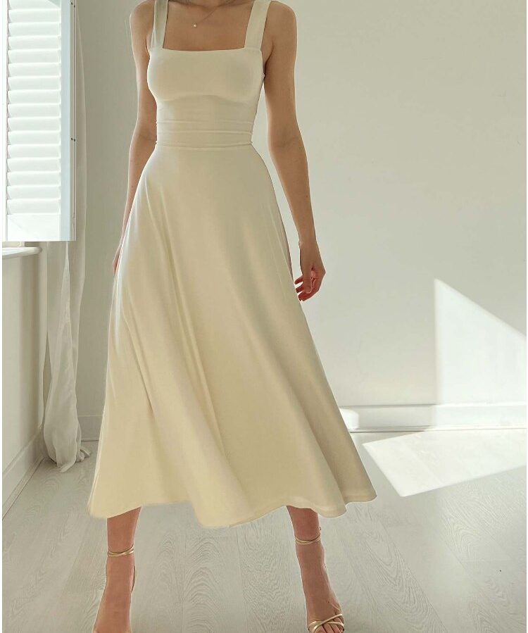 Stylish Reversible Midi Dress for Women