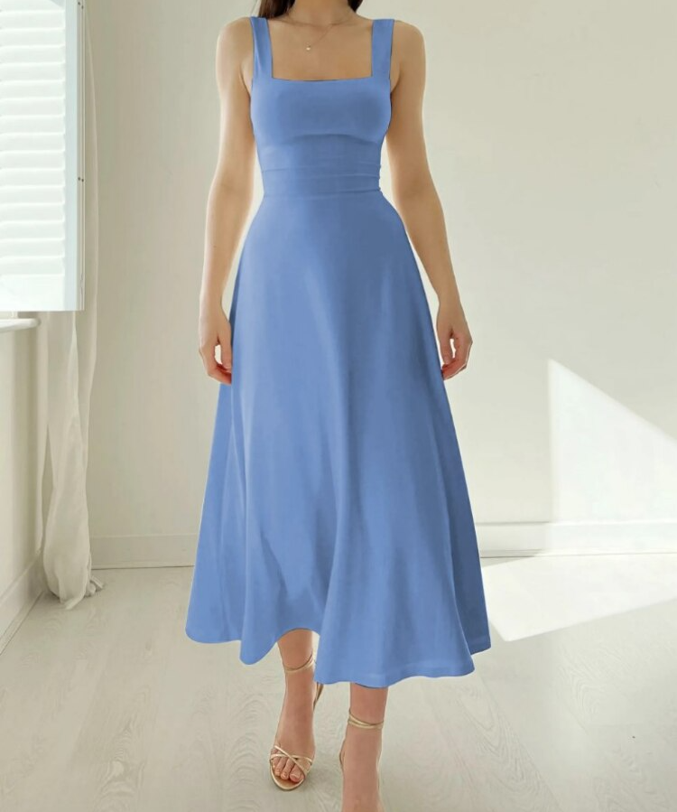 Stylish Reversible Midi Dress for Women