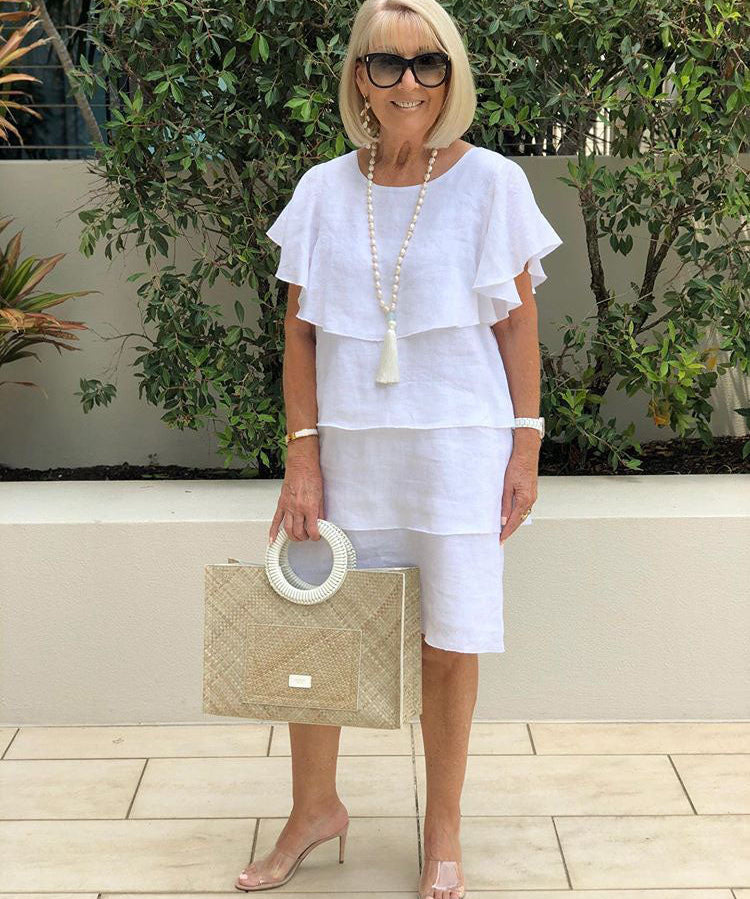 Dreamy Drape Flowy Midi Dress