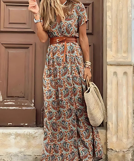 Flowy Bohemian Long Dress