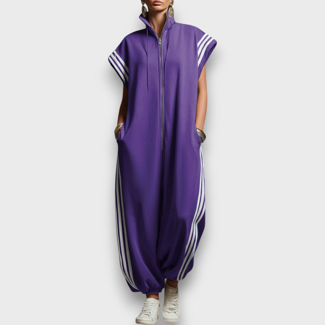 Rana – Zip-Front Utility Jumpsuit