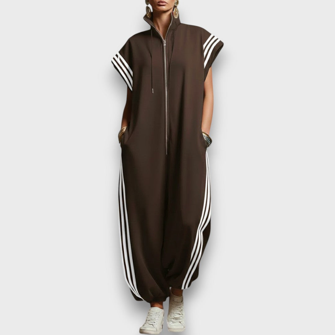 Rana – Zip-Front Utility Jumpsuit